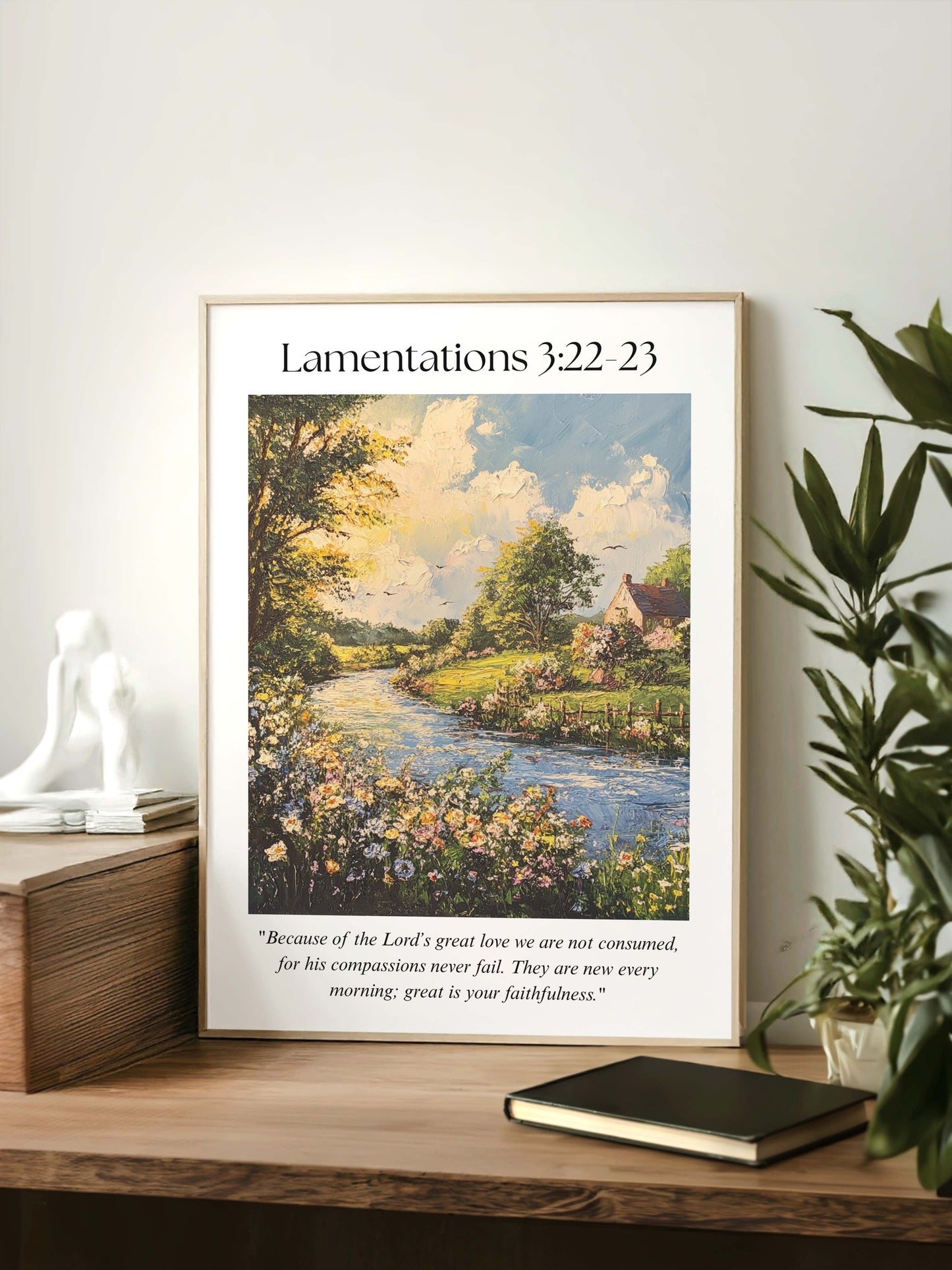 Lamentations 3:22-23 Print