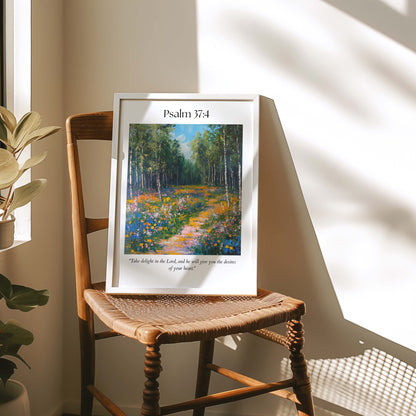Psalm 37:4 Print