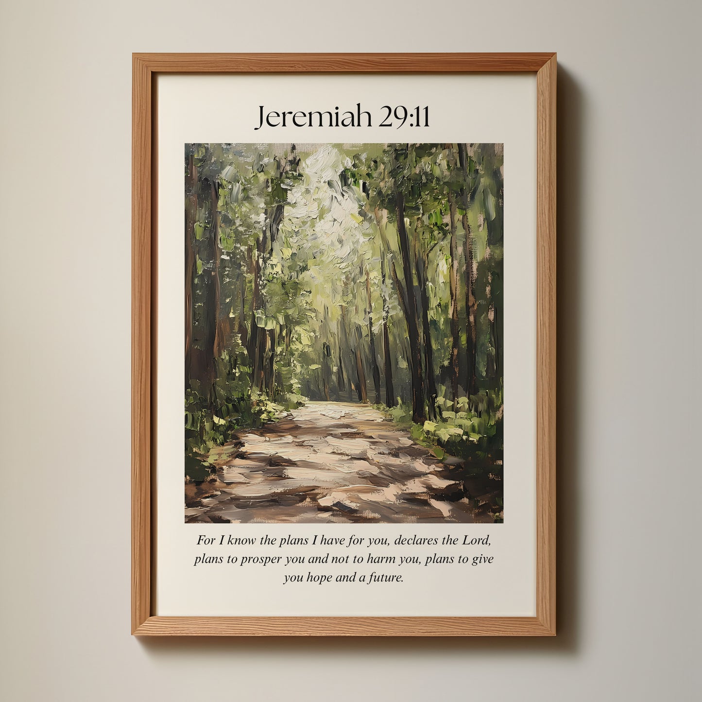 Jeremiah 29:11 Poster