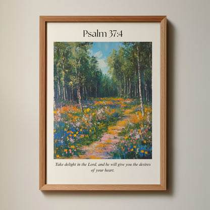 Psalm 37:4 Print