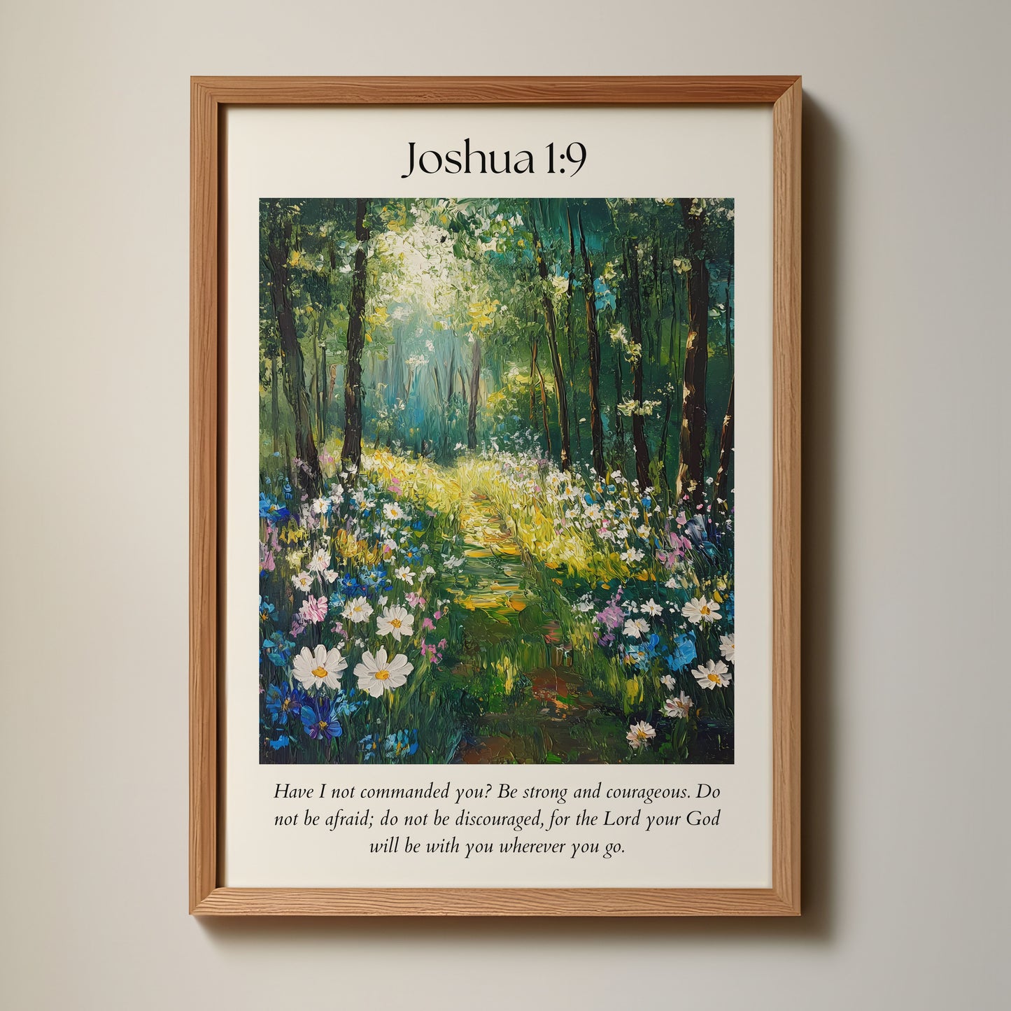 Joshua 1:9 Print