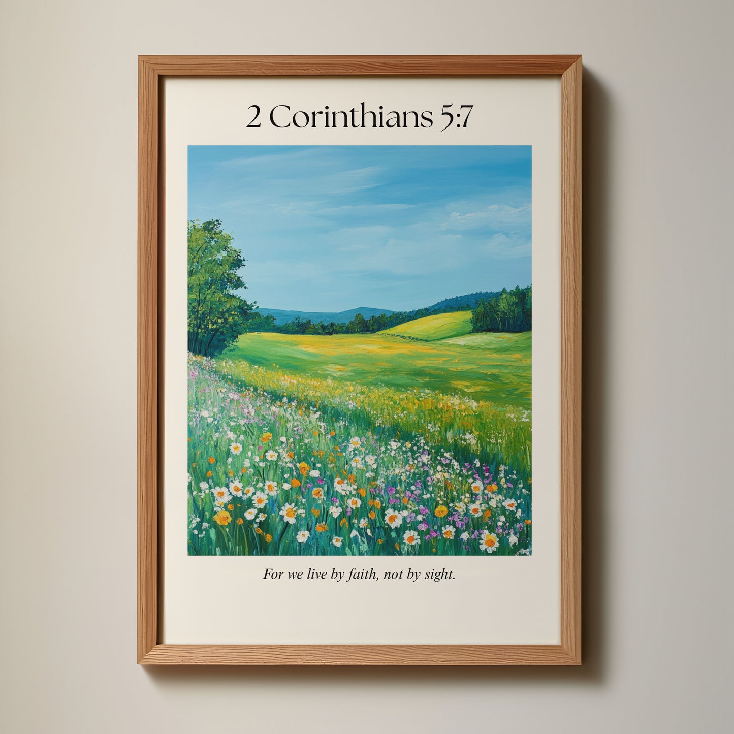 2 Corinthians 5:7 Print