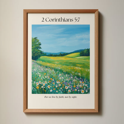 2 Corinthians 5:7 Print