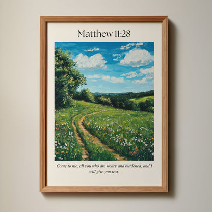 Matthew 11:28 Print