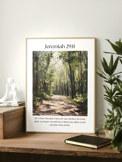 Jeremiah 29:11 Poster