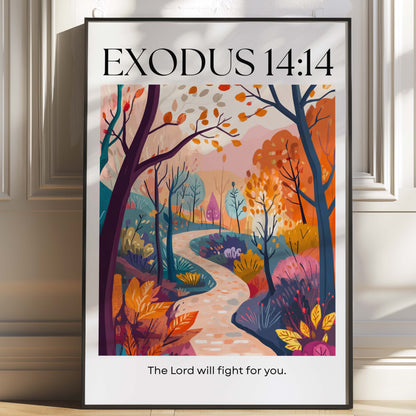 Exodus 14:14 Print