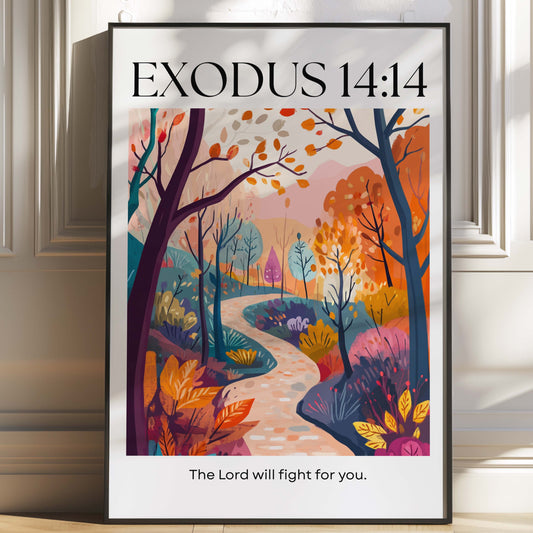 Exodus 14:14 Print