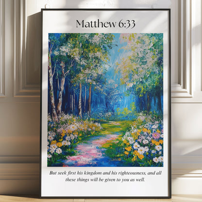 Matthew 6:33 Print
