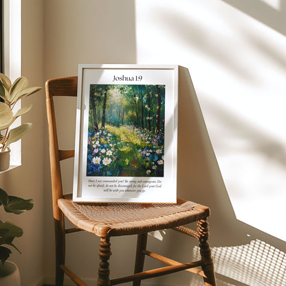 Joshua 1:9 Print